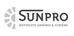 Sunpro motorized awnings and screens logo